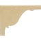 Ekena Millwork 8"W x 5 7/8"H x 5/8"D Antonio Stair Bracket, Left SB08X05AN-L - alternate 2